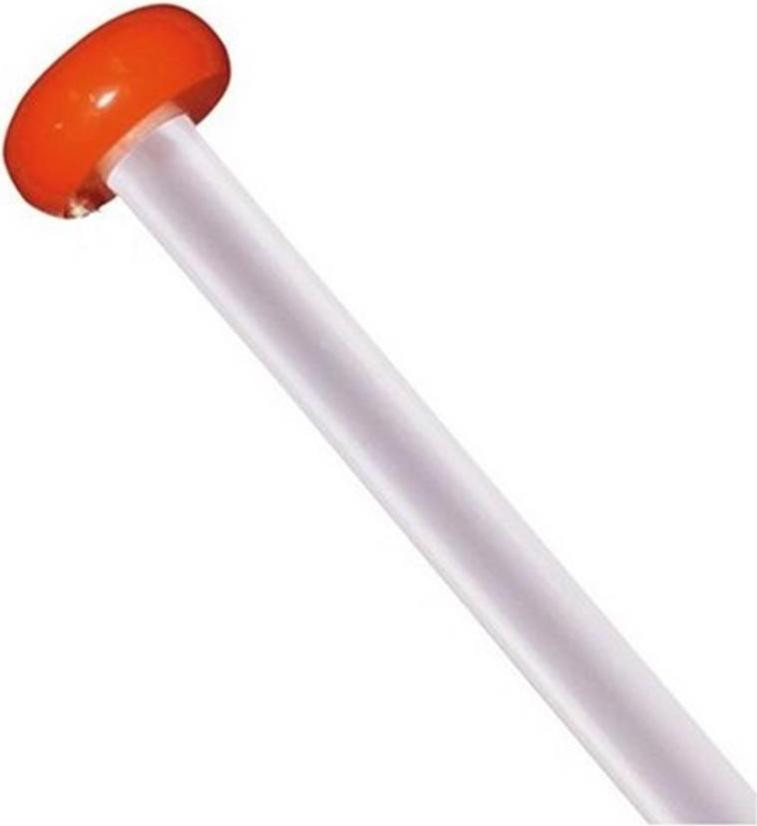 Vlaggenmast met oranje knop