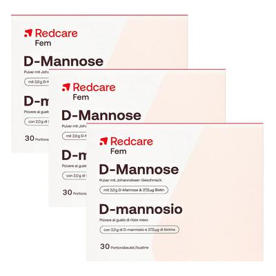 D-Mannose Redcare 3er-Pack 3x30x5 g Pulver