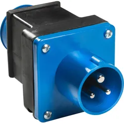 Adapterstück CEE-Stecker auf Schutzkontakt-Steckdose