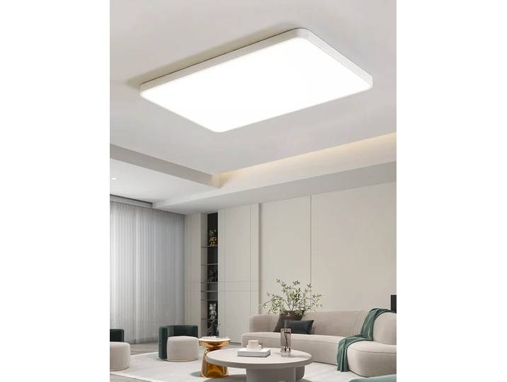 Salon moderne Led plafonniers minimaliste Rectangle chambre étude lampe éclairage intérieur carré Restaurant cuisine luminaires