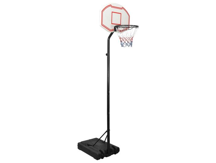vidaXL Basketballständer Weiß 282-352 cm Polyethylen