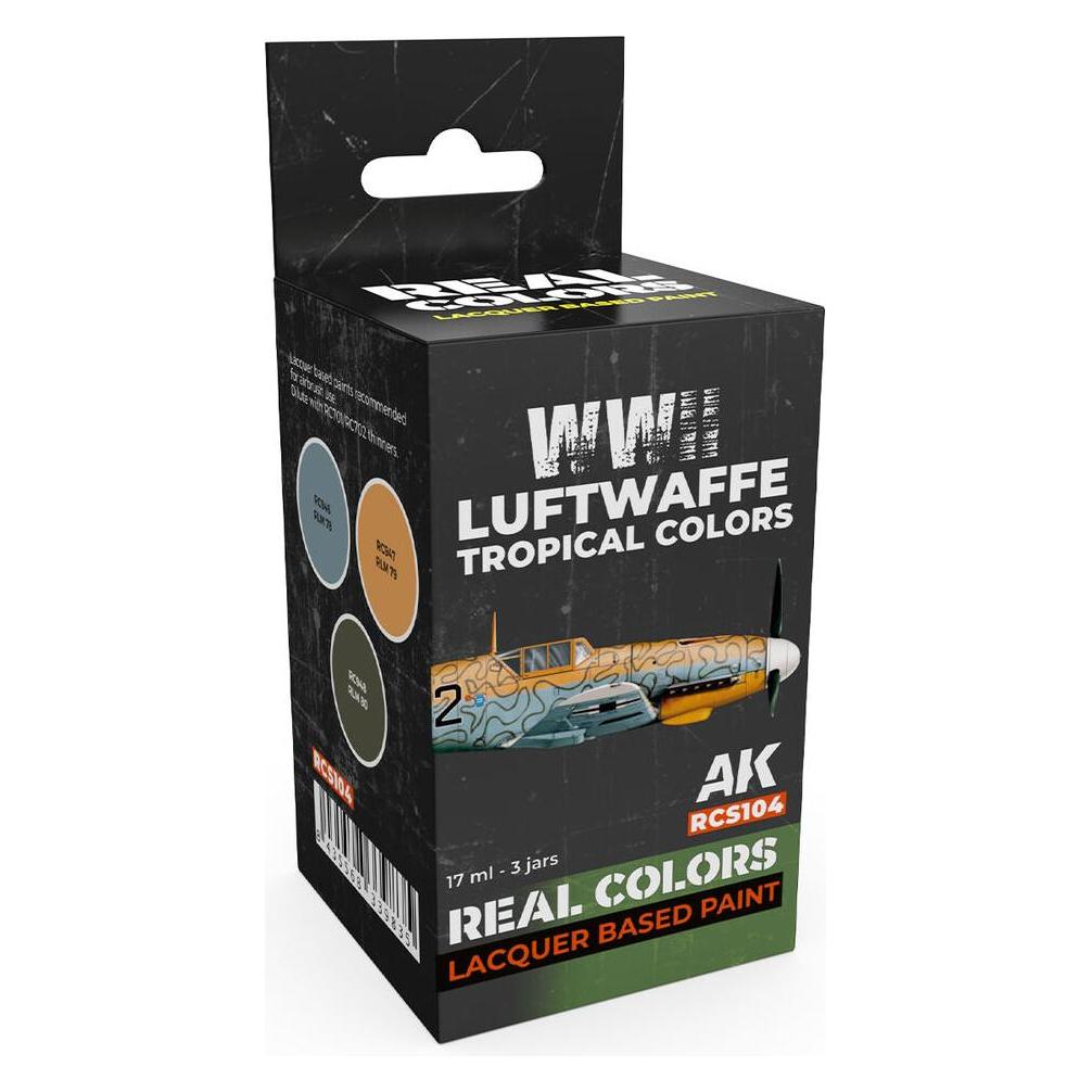 AK Interactive WWII Luftwaffe Tropical Colors SET (RCS104)