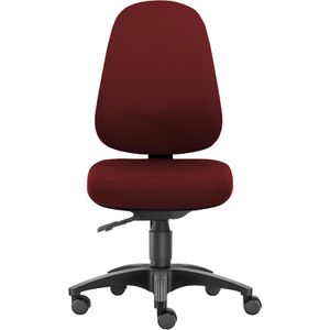 SITWELL-STEIFENSAND Bürostuhl Business Taxus, bordeaux, Stoff, belastbar bis 140 kg
