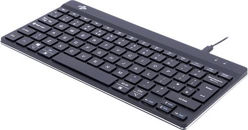 R-GO Tools Compact Break (RGOCOUKWDBL) Kabelgebunden Tastatur UK-Englisch, QWERTY Schwarz