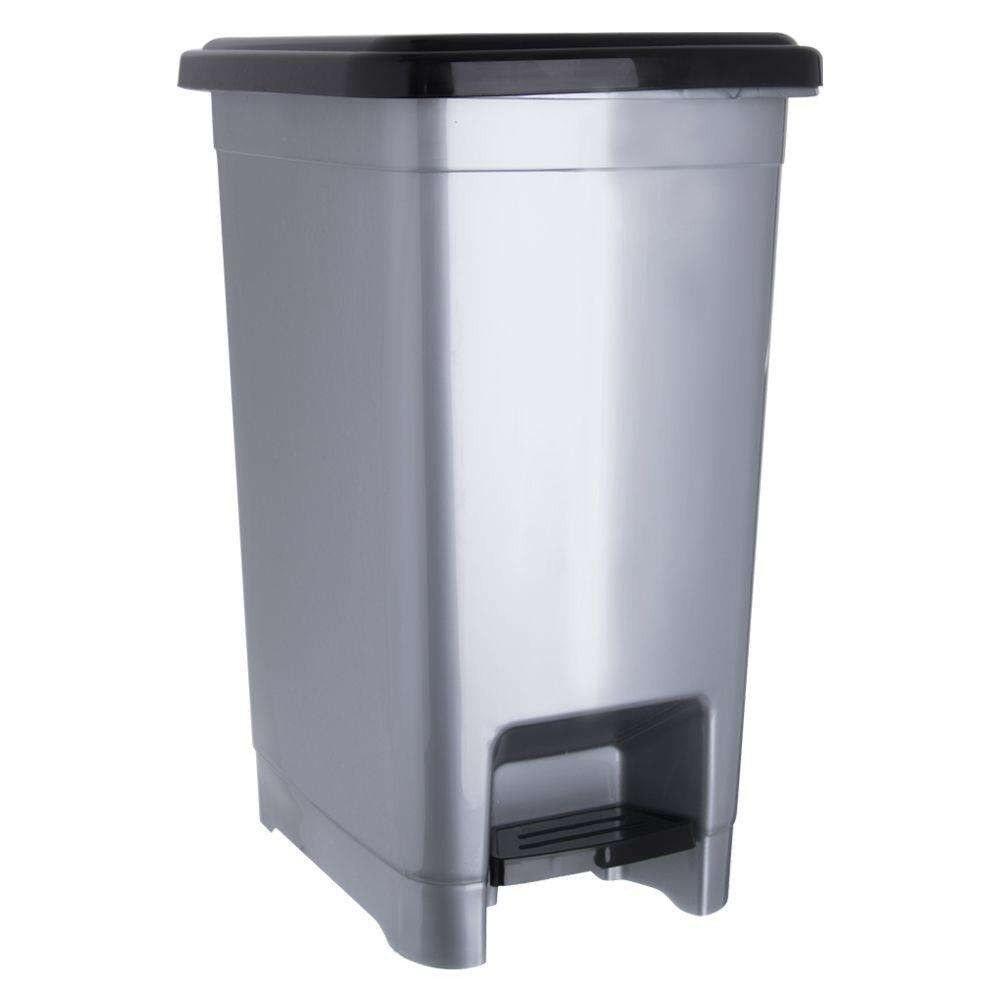 Orion afvalbak smal model 10 liter met deksel
