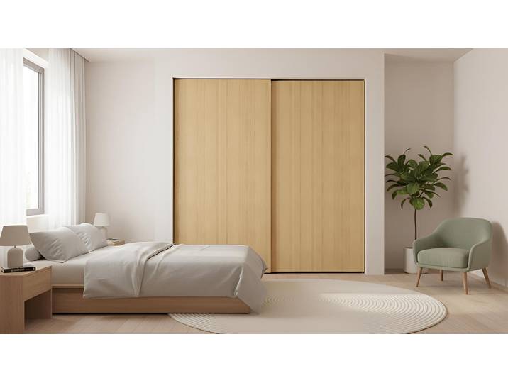 Schwebetürenschrank Premium Dekore Eiche