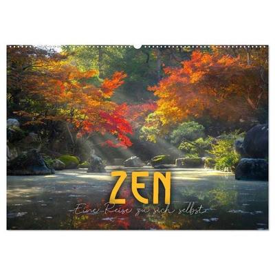 ZEN - Eine Reise zu sich selbst (Wandkalender 2027 DIN A2 quer), CALVENDO Monatskalender