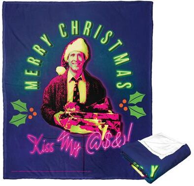 Northwest Warner Brothers Christmas Vacation Silk Touch Throw Blanket