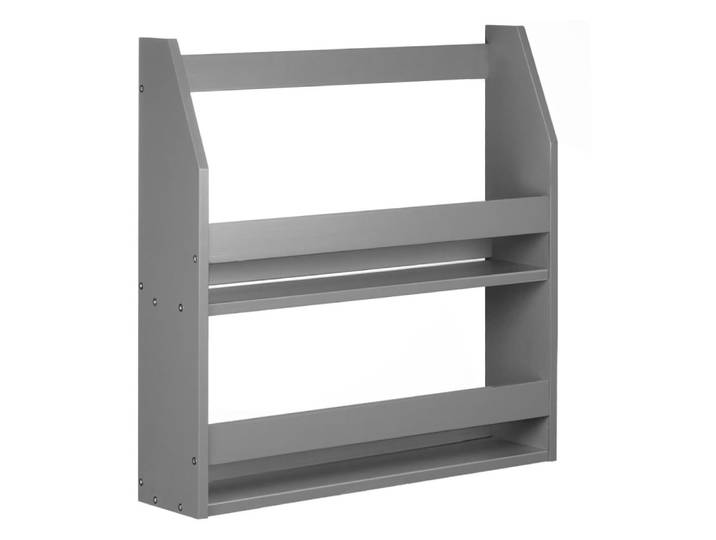 Etagère murale suspendue en bois Gris