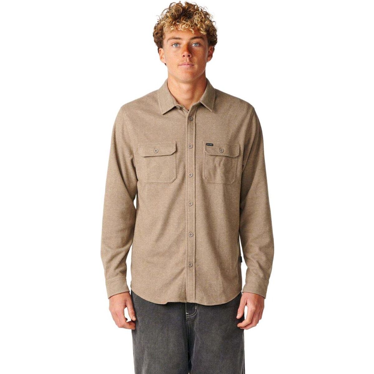 RipCurl Grid Long Sleeve Shirt walnut (0309) M 03YMSH-0309-M
