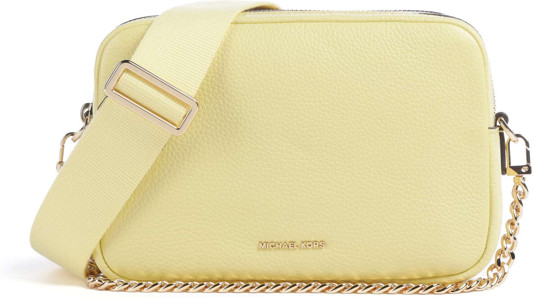 Michael Kors Bryant Medium Umhängetasche aus Leder, gelb