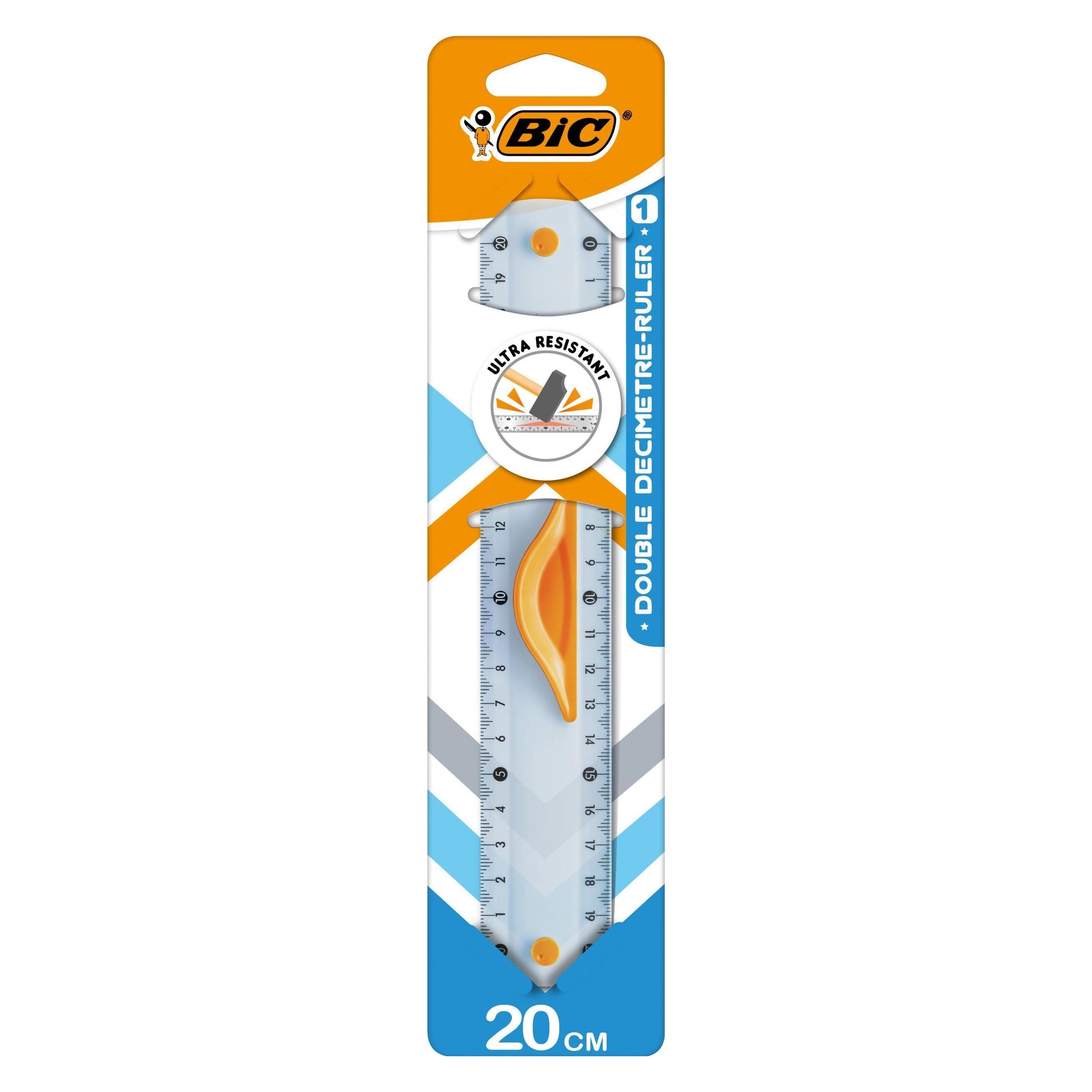 Bic Lineal 20cm Doppellineal 1Stk (20 cm) (9926561)