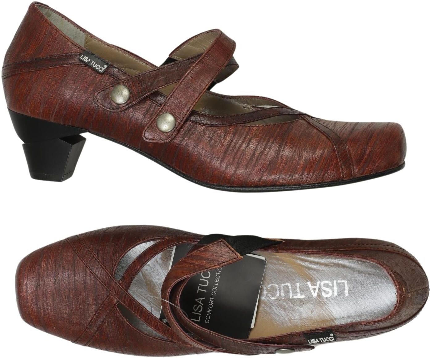 Lisa Tucci Damen Pumps, Braun, Gr. EU 40, Leder - Second Hand