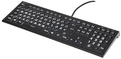 Logickeyboard Astra 2 Large Print PC DE