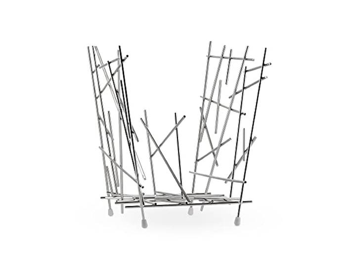 Alessi Blow Up FC15 Design krantenrek, chroomstaal, gepolijst