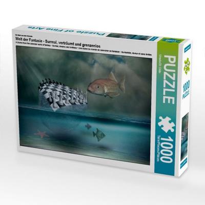 CALVENDO Puzzle Ein Motiv aus dem Kalender Welt der Fantasie - Surreal, verträumt und grenzenlos | 1000 Teile Lege-Größe 64 × 48 cm Foto-Puzzle für