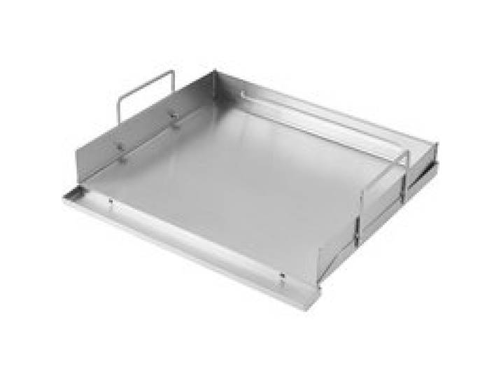 VEVOR Plancha pour Barbecue en Acier Inoxydable, Plaque Plancha 46x41 cm, pour BBQ Cuisinière à Gaz, Surface Plane, Plaque de Cuisson Rectangulaire avec Poignée, Répartition Homogène de la Chaleur