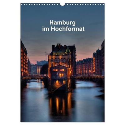 Hamburg im Hochformat (Wandkalender 2026 DIN A3 hoch), CALVENDO Monatskalender