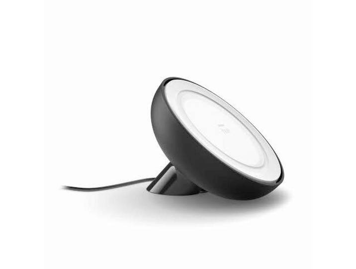 Philips HUE Led-Tischleuchte White Color Bloom, Schwarz, Kunststoff, 12.6 cm, Farbwechsler, Farben fixierbar, ZigBee-Technologie, Smartphone-Steuerung, Timerfunktion, Farbtemperaturwechsler, Lampen & Leuchten, Innenbeleuchtung, Tischlampen