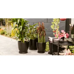 Restberry ́s plant pot Pamu schwarz ø28 cm
