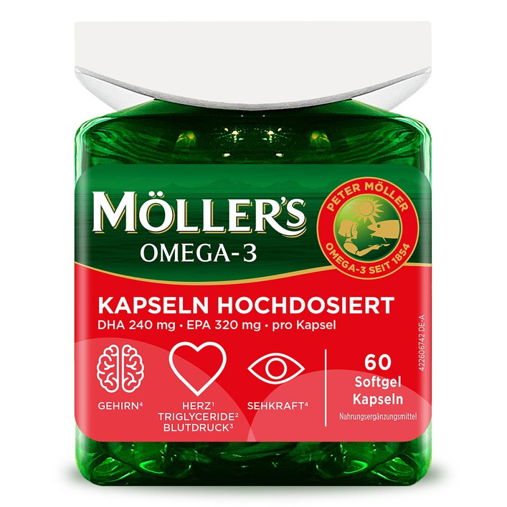 Kyberg Pharma Vertriebs GmbH Möller's Omega-3 Kapseln Hochdosiert 20058450
