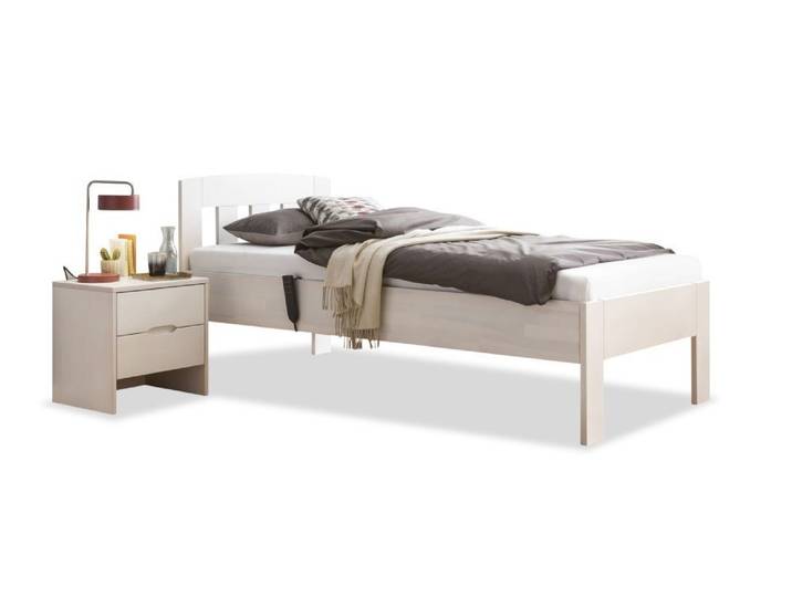 BedBox Massivholzbett Seniorenbett Comfort 1 Buche Massiv, für alle Lattenroste geeignet
