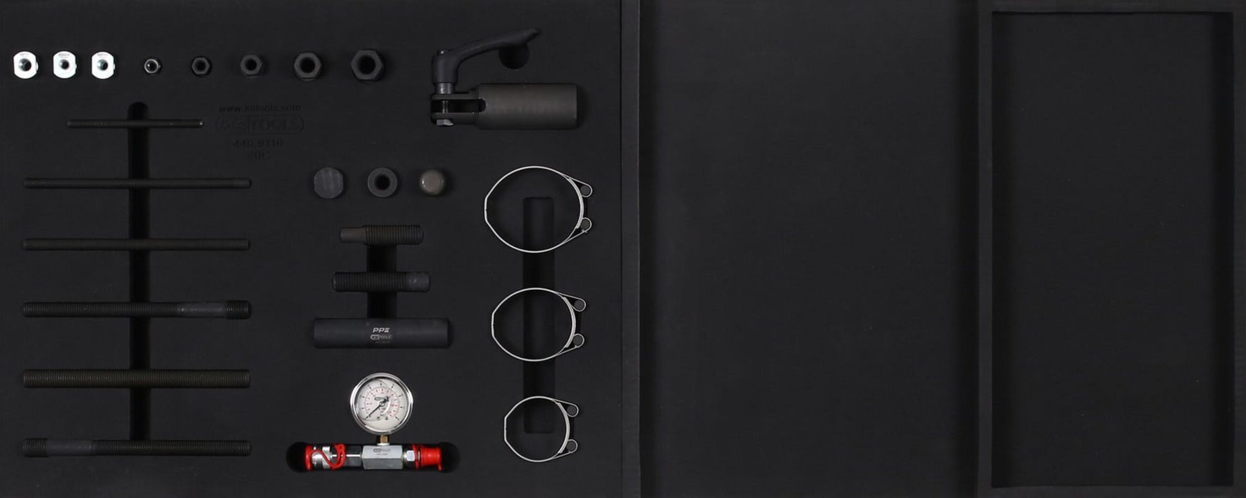 KS Tools MODULO Systemeinlagen-Satz für Hydraulikzylinder ohne Betätigungswerkzeuge, 25-tlg (440.9025)