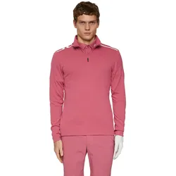J. LINDEBERG Layer Leon 1/4-Zip, weinrot