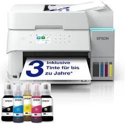 Epson EcoTank ET-3956 (Tintentank, Farbe), Drucker, Weiss