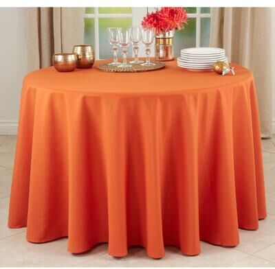 Saro Lifestyle Everyday Design Solid Color Tablecloth