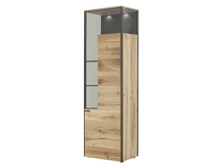 Schöner Wohnen Vitrine ANDRA, eiche, Holzfurnier