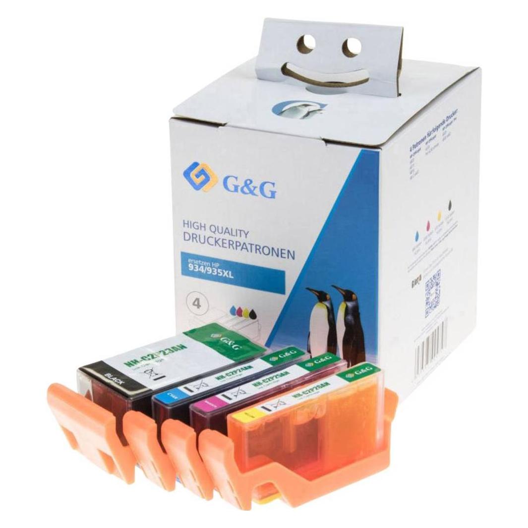 Toner-Dumping G&G 1P9340 - Original - Tinte auf Pigmentbasis - Schwarz - Cyan - Magenta - Gelb (BK, C, M, Y) (14795)