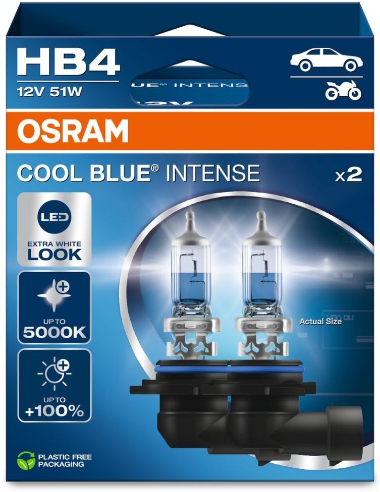Glühlampe, Abbiegescheinwerfer COOL BLUE INTENSE ams-OSRAM 9006CBN-2HB