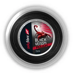Tennissaite - Polyfibre Black Venom rough - 200 m