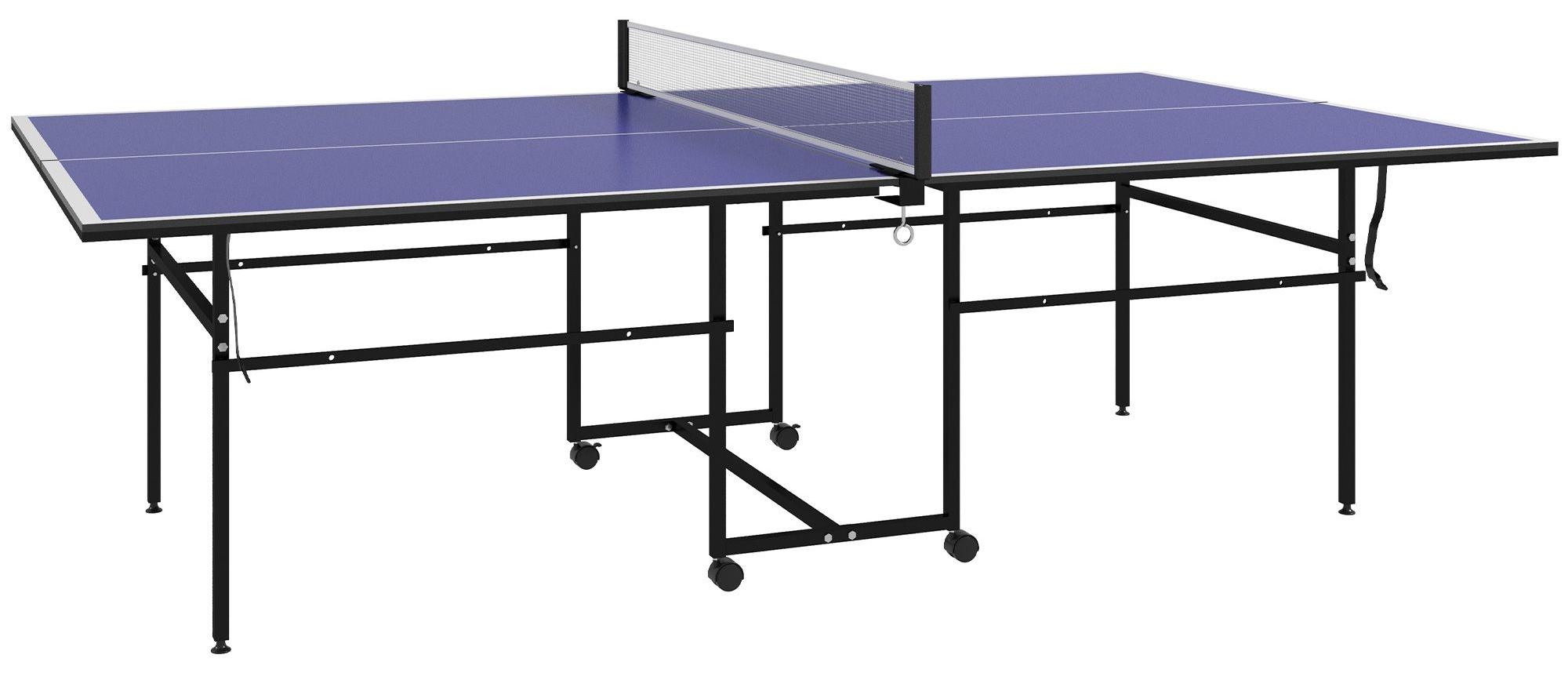 Tischtennistisch Blauw - Klappbar, Standardgröße - MDF-Platte - Stahlrahmen