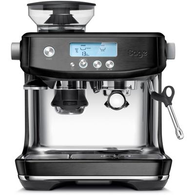 SAGE Espressomaschine "SES878BST the Barista Pro", schwarz (schwarz stainless steel (edelstahl schwarz)), B:35,4cm H:40,6cm T:40,6cm, Kaffeemaschinen, Siebträger, Espressomaschine