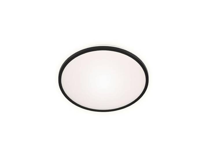 BRILONER Leuchten - LED Deckenleuchte, Deckenlampe inkl. Backlight-Effekt, 15 Watt, 1500 Lumen, 4000 Kelvin, Weiß-Schwarz, 280x42mm (DxH), 3046-015