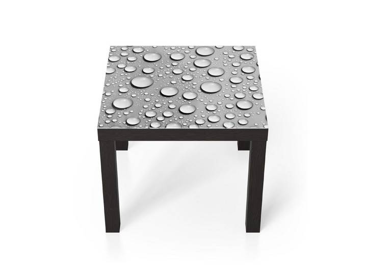 DEQORI Couchtisch 'Tanz der Wasserperlen', Glas Beistelltisch Glastisch modern