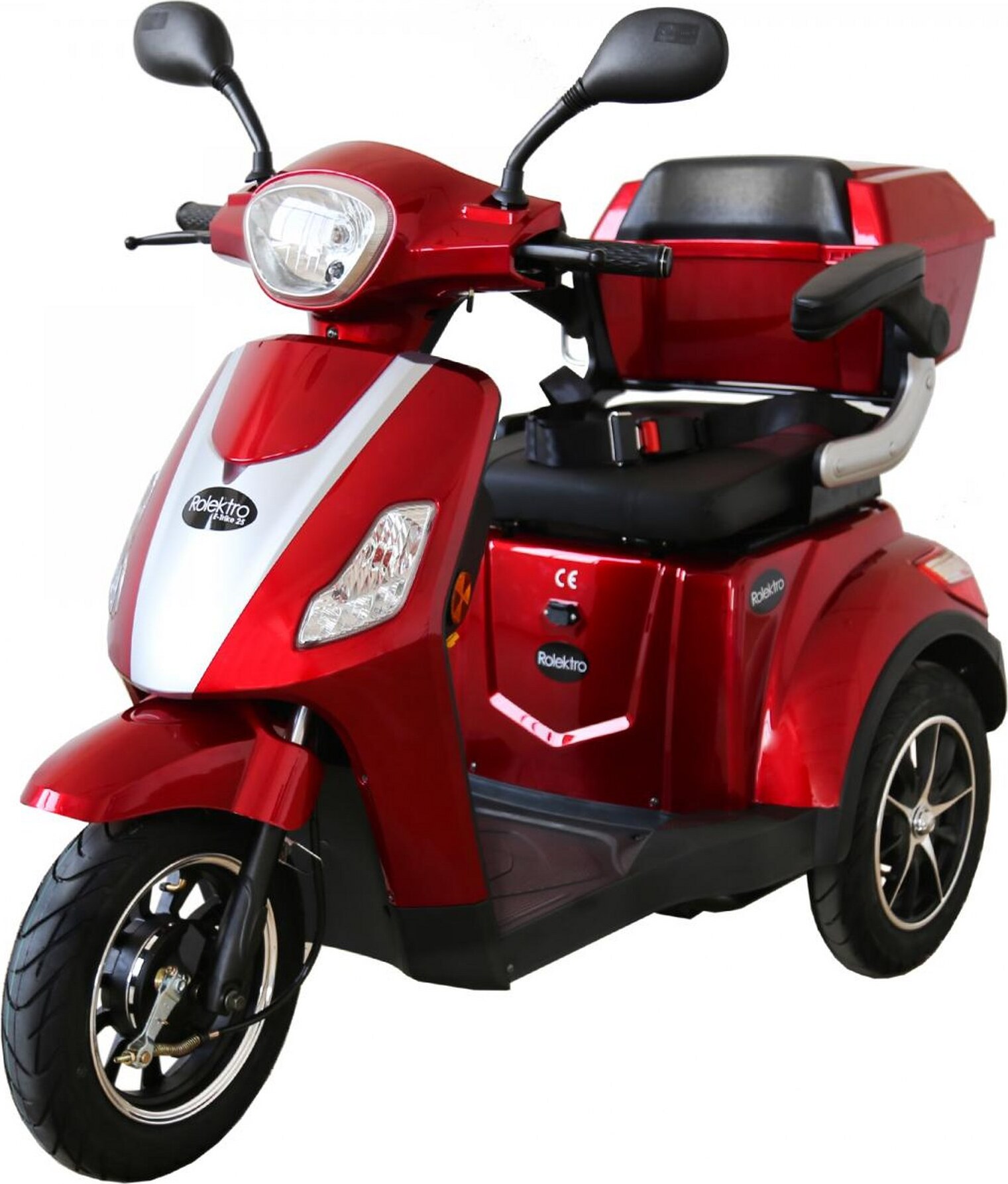 Rolektro E-Trike 25 V.2, Rot, 1000 Watt