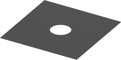 TECEdrainpoint S Dichtfolienzuschnitt 3690006 EPDM für Klemmflanschverbindungen, 480 x 480 mm