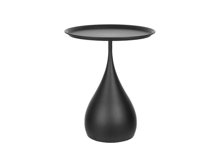Ambia Home Beistelltisch, Schwarz, Metall, Uni, rund, rund, 53 cm, Wohnzimmer, Wohnzimmertische, Beistelltische, Beistelltische Metall