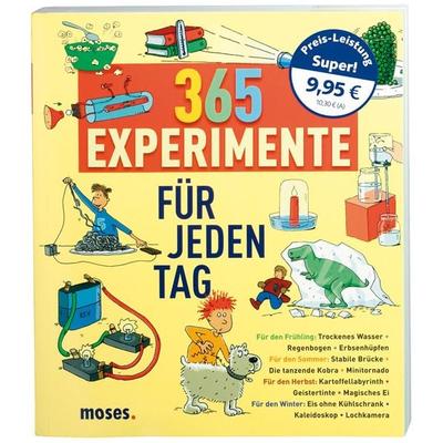365 Experimente für jeden Tag, Taschenbuch von Anita van Saan, Moses verlag