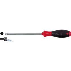 WIHA 367-60 - Schraubendreher SoftFinish®, Sechskant-Kugelkopf, 6,0 mm