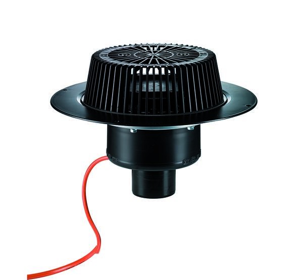 Dallmer Dachablauf SuperDrain 62 H Schraubflansch, beheizt, DN 70, 671240 671240