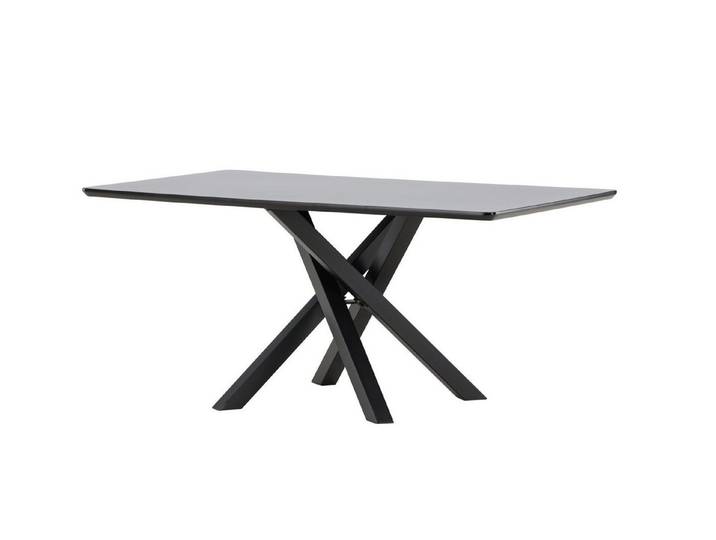 Venture Home Couchtisch Piazza, rechteckiger Couchtisch in elegantem Schwarz, 100 × 60 cm, Sofatisch, MDF, rechteckig, einheitlich, modern, raffiniert