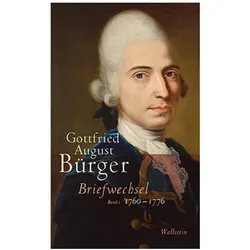 Briefwechsel, Belletristik von Gottfried August Bürger