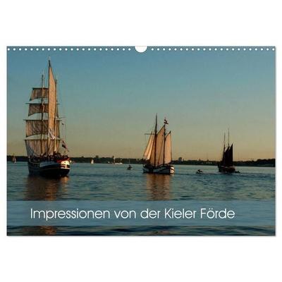 Impressionen von der Kieler Förde (Wandkalender 2027 DIN A3 quer), CALVENDO Monatskalender