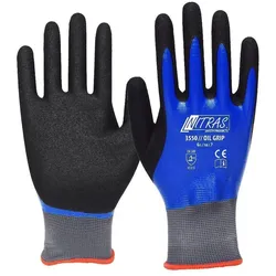 AS Arbeitsschutz Arbeitshandschuhe | 72 Paar Nitras Oil Grip Nylonhandschuhe | Gr. 7 - 11