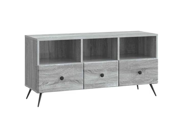 Makastle TV-Schrank Graues Sonoma 102x34,5x50 cm Holzwerkstoff
