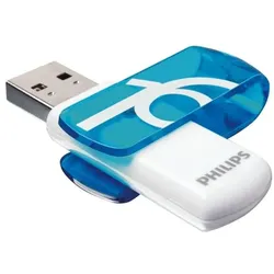 Philips USB-Stick »Vivid 16 GB« blau, 1.7x1.1x5.7 cm